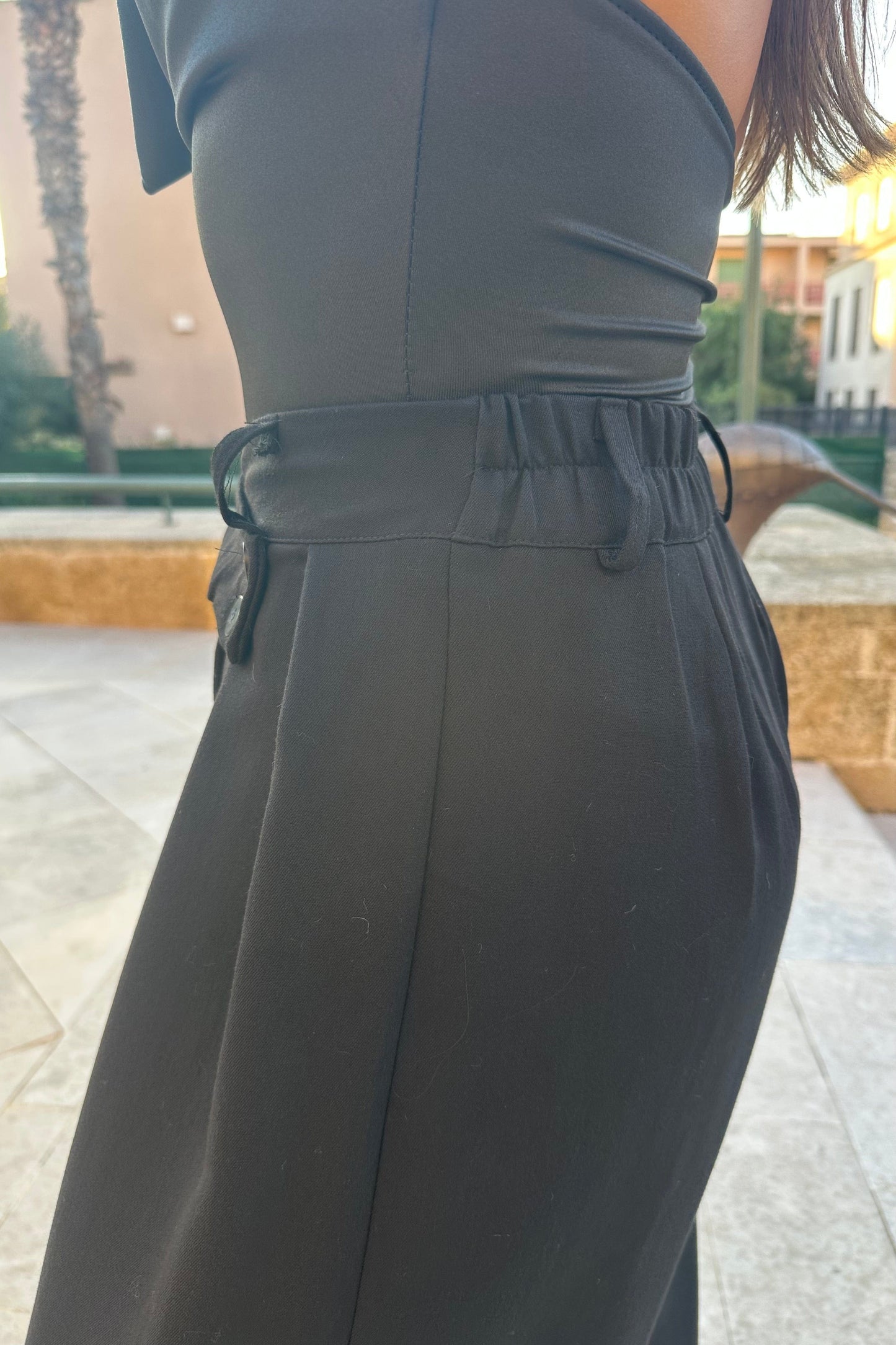 Pantalon tall ALICE noir