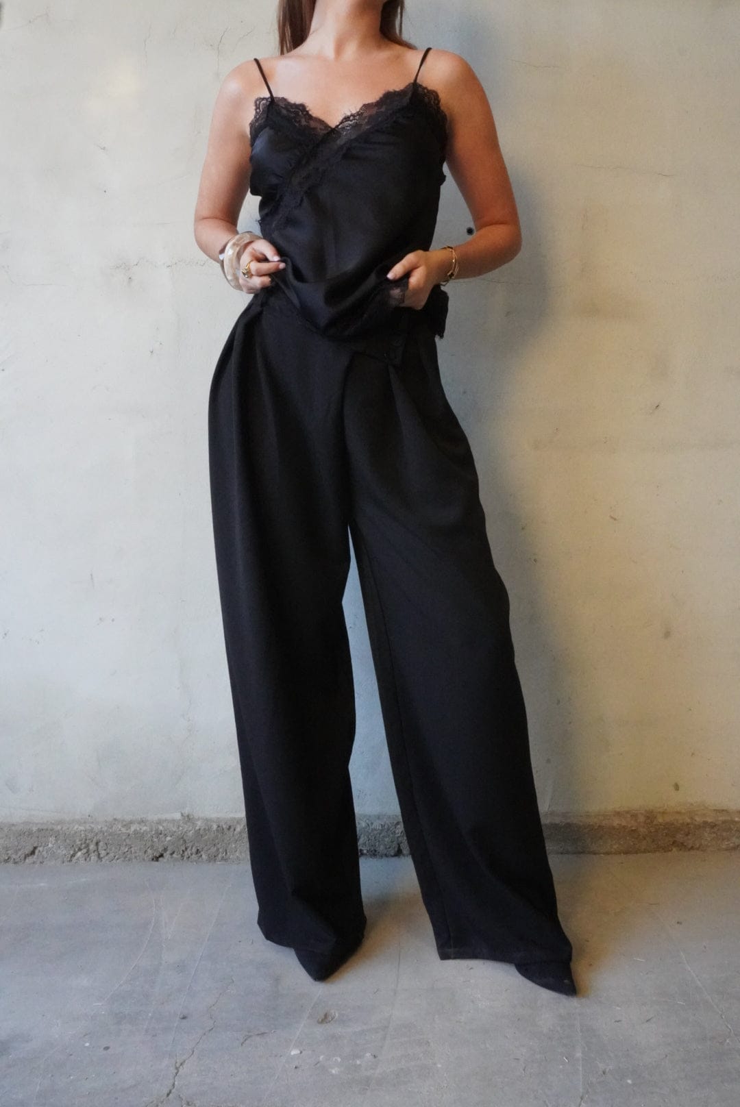 Pantalon tall ALICE noir