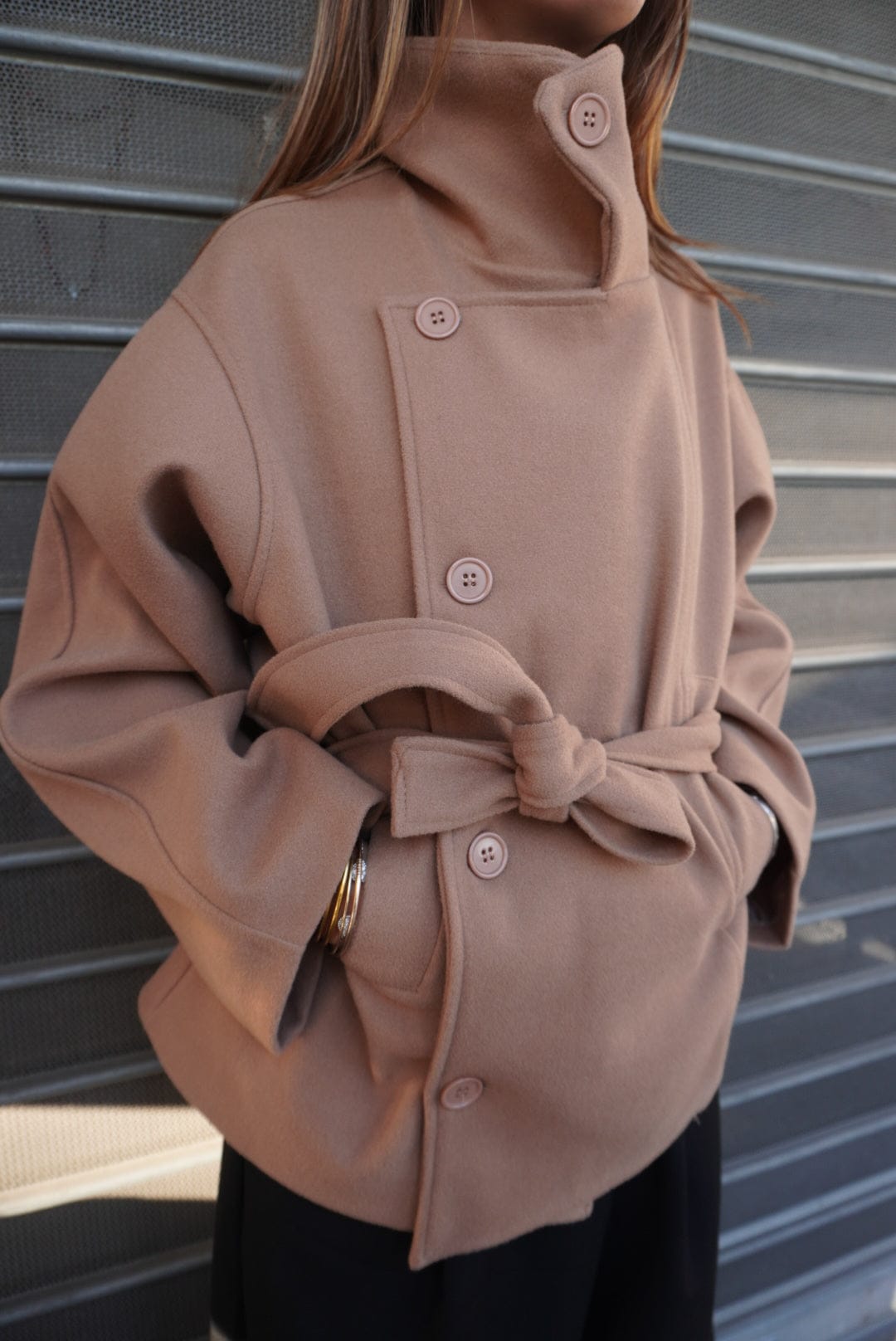 Manteau col montant ALESSIA