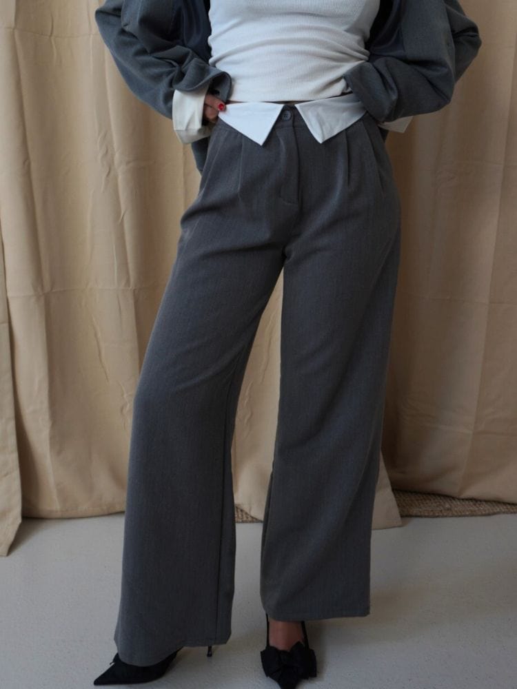 Pantalon costume gris CAPUCINE