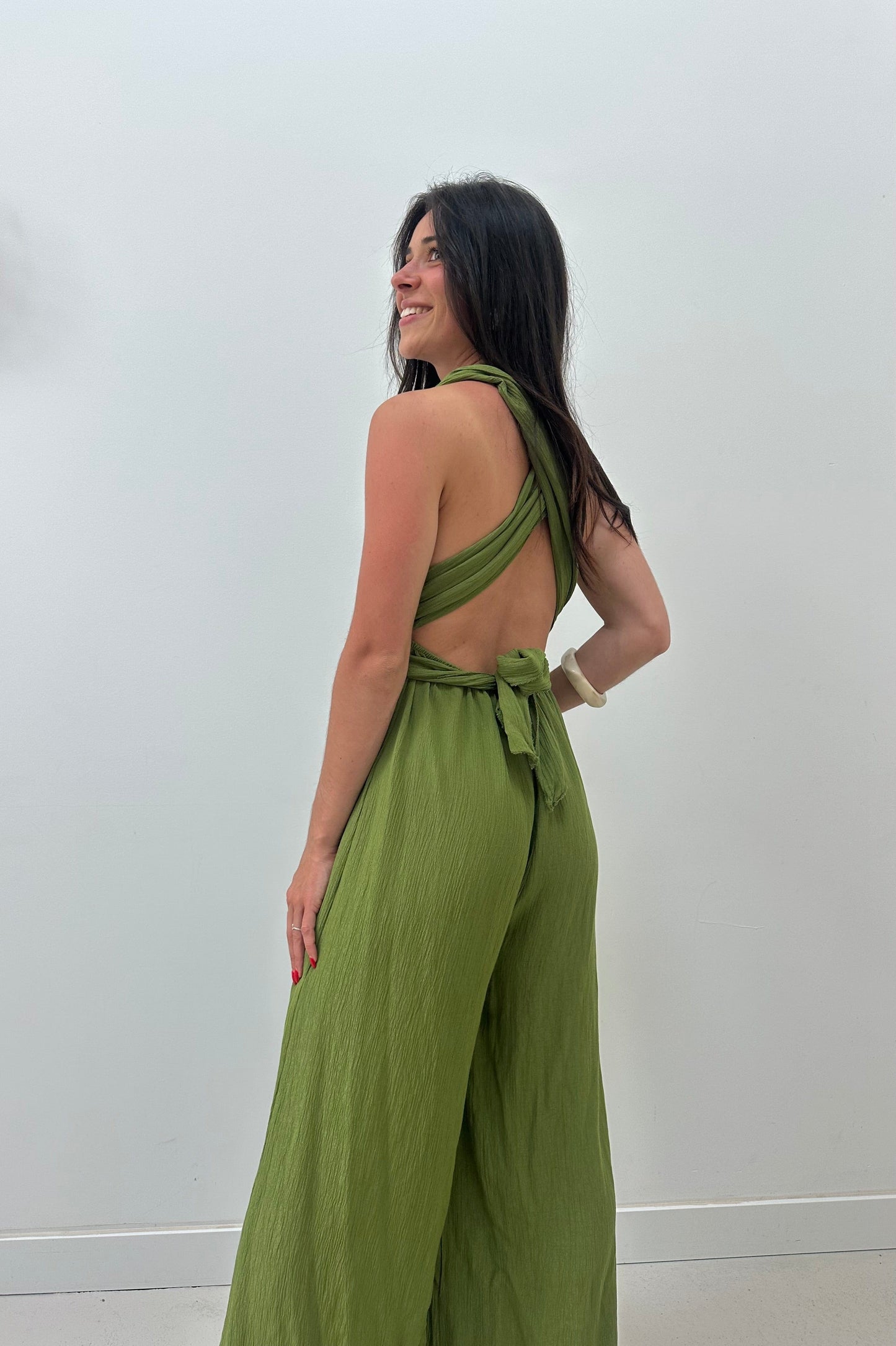 Combinaison STELLA vert olive