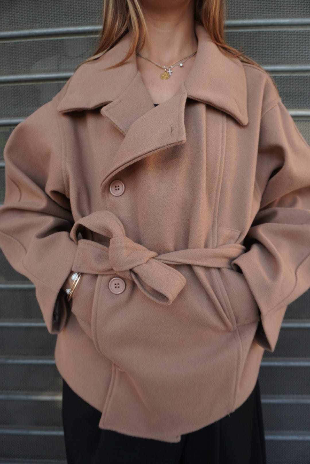Manteau col montant ALESSIA