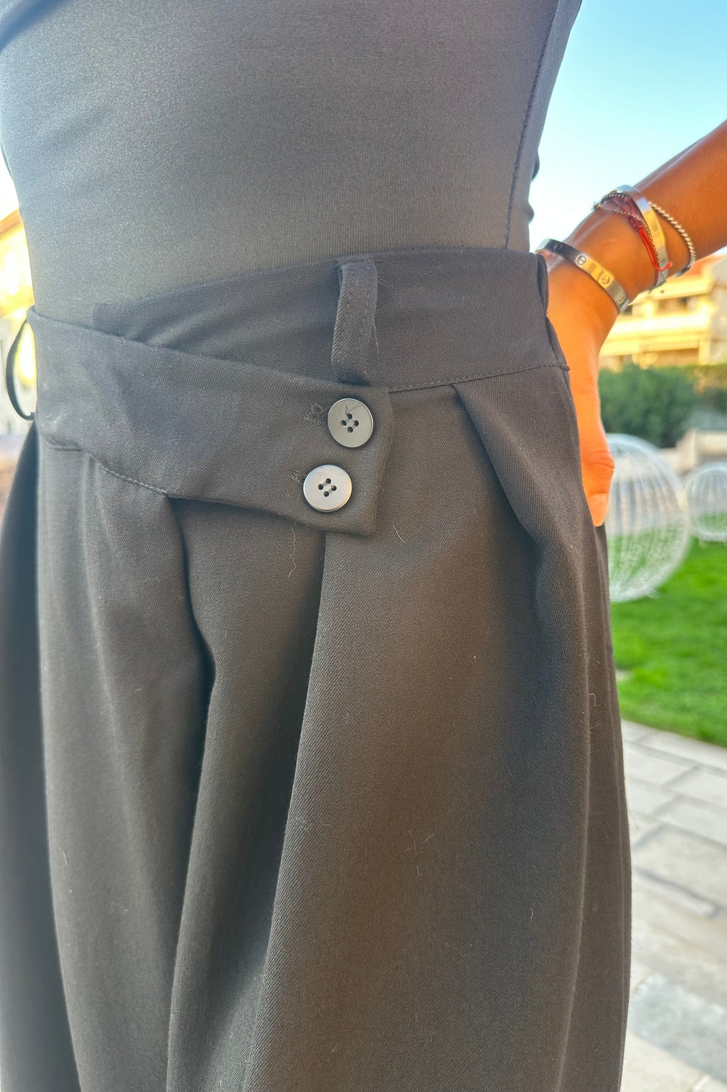 Pantalon tall ALICE noir