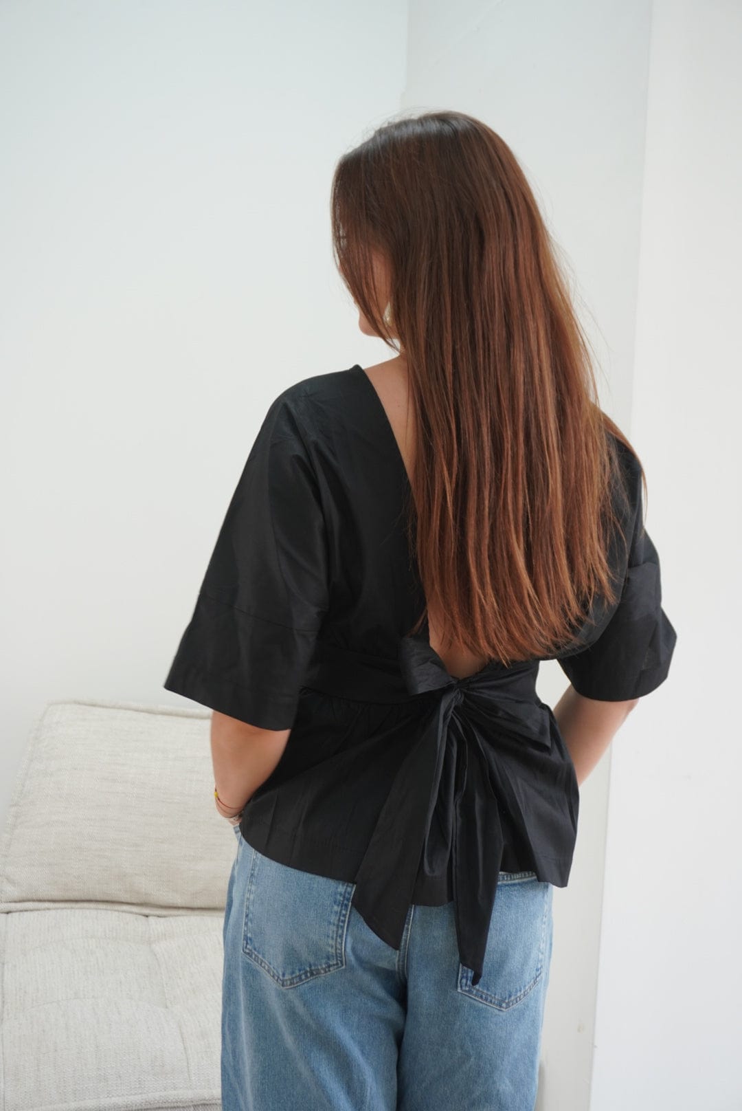 Blouse noire MADIE