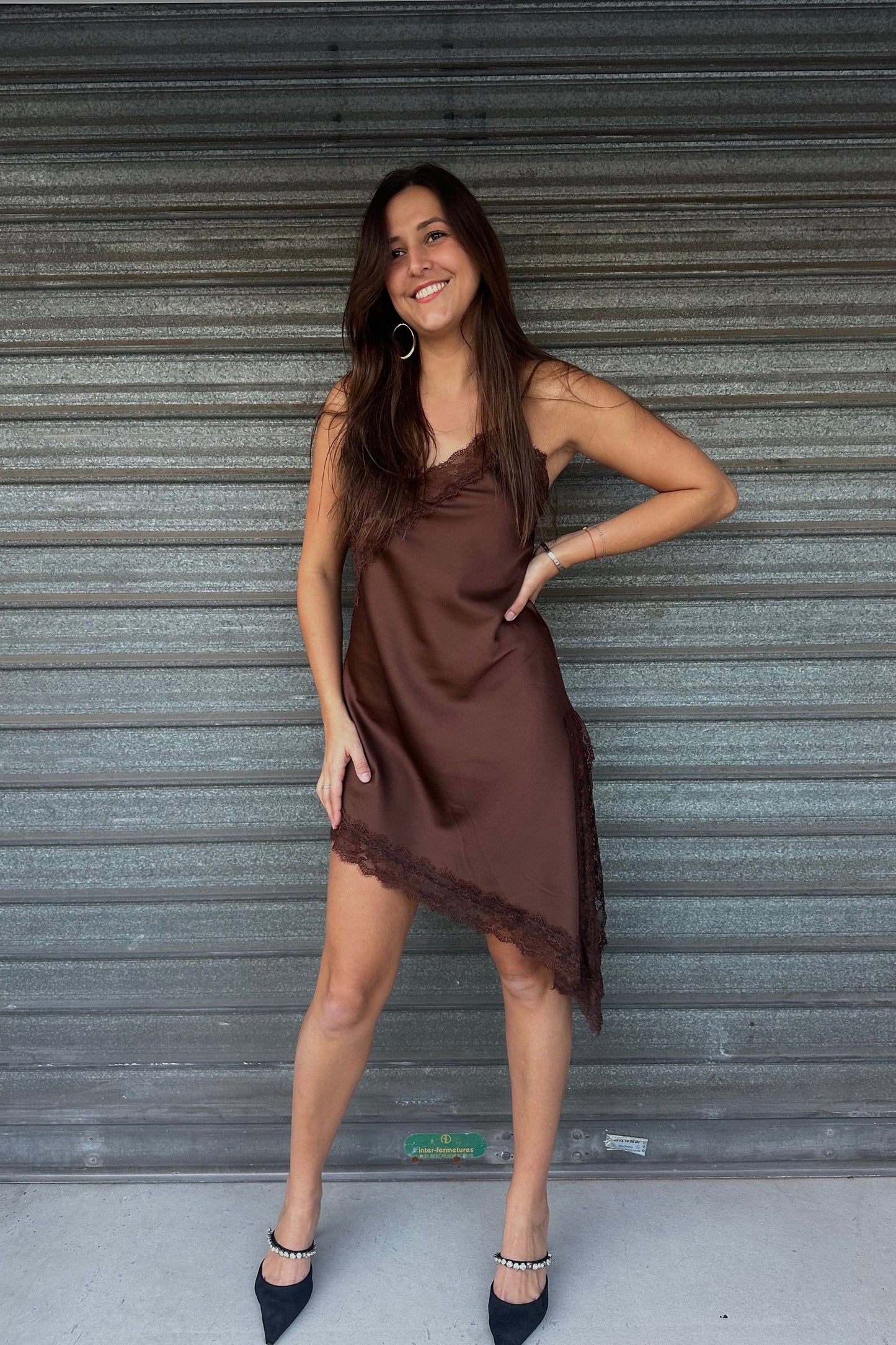 Robe ROMY marron