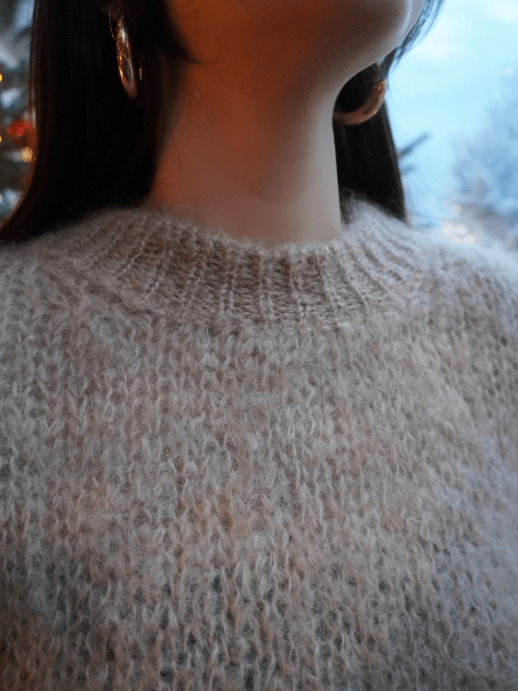 Pull mohair camel KLARA