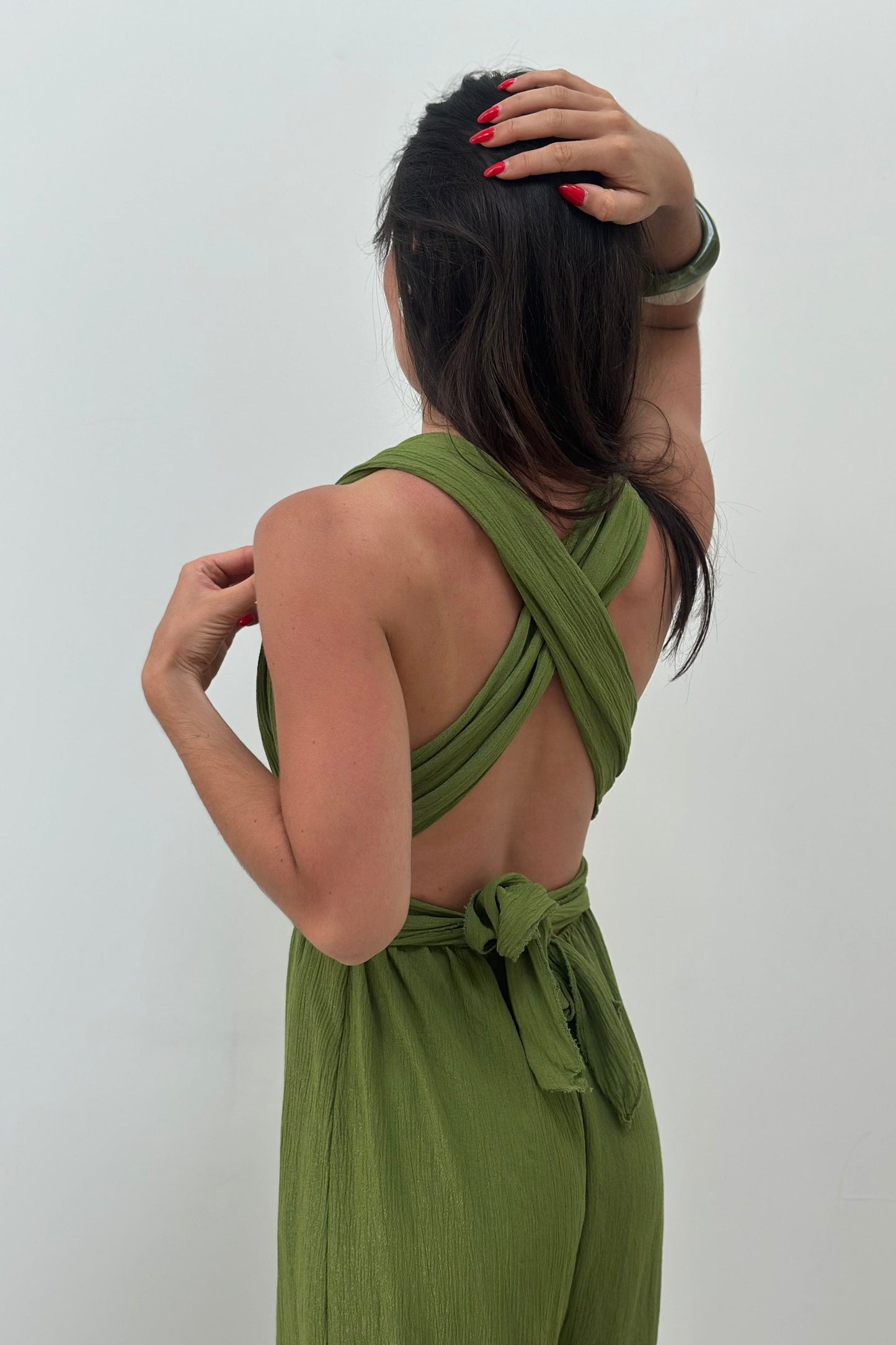 Combinaison STELLA vert olive