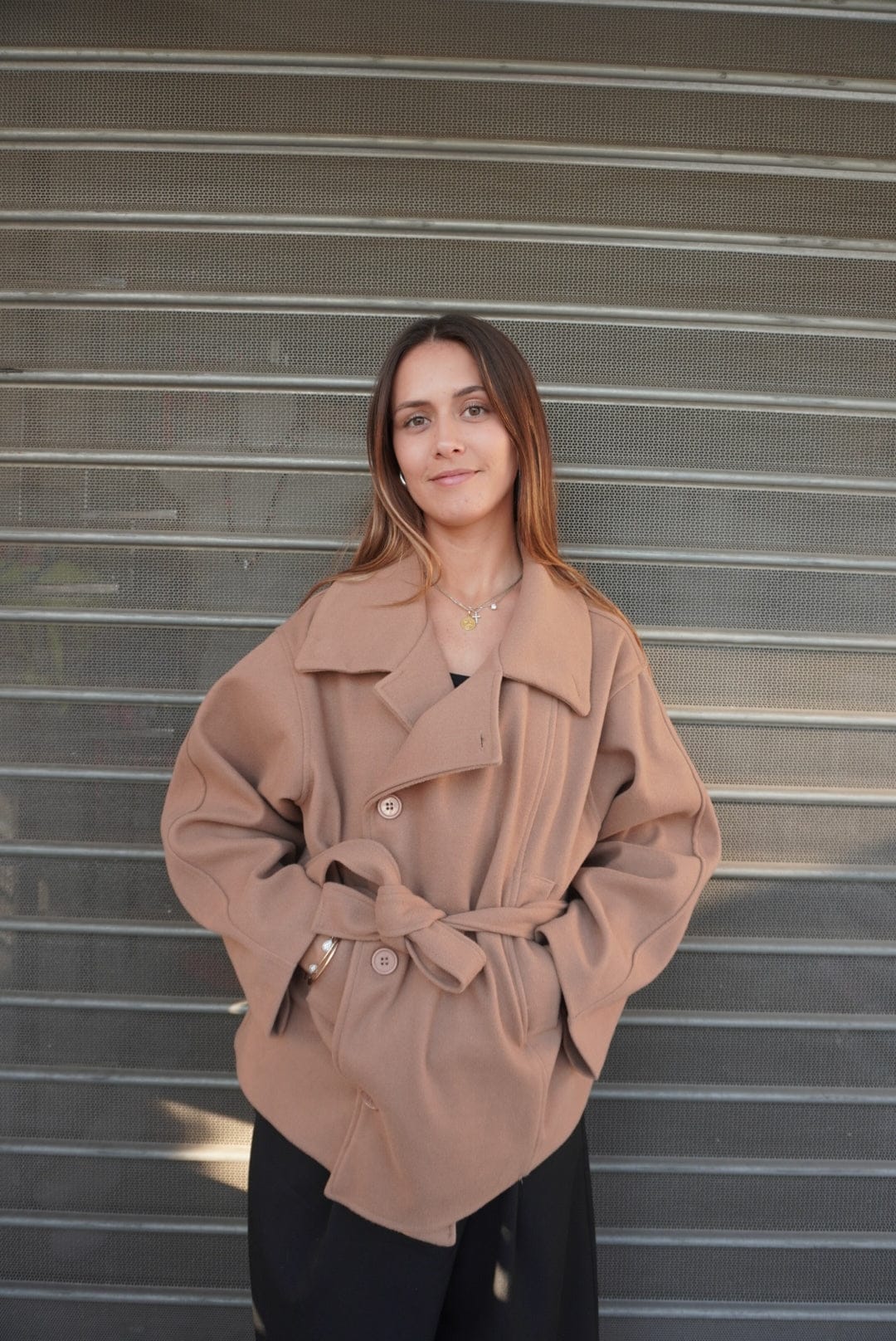 Manteau col montant ALESSIA