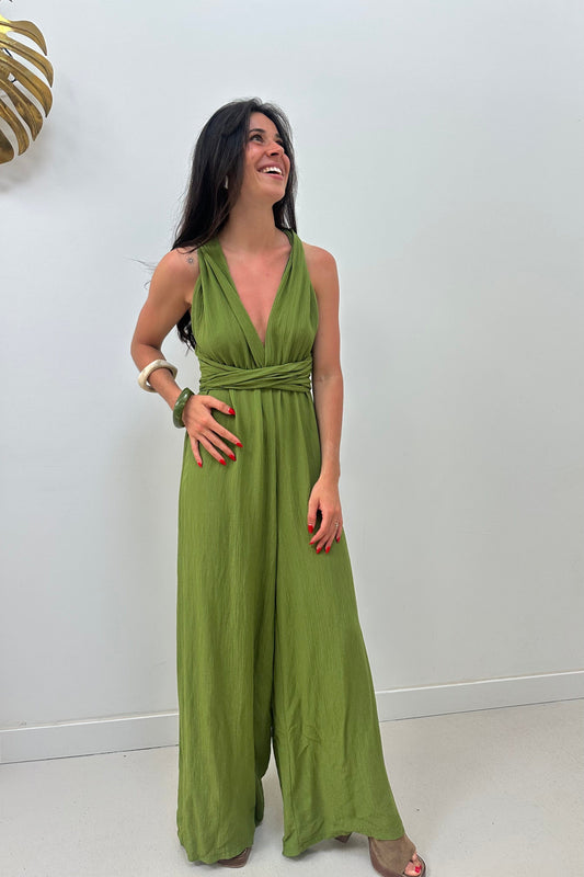 Combinaison STELLA vert olive