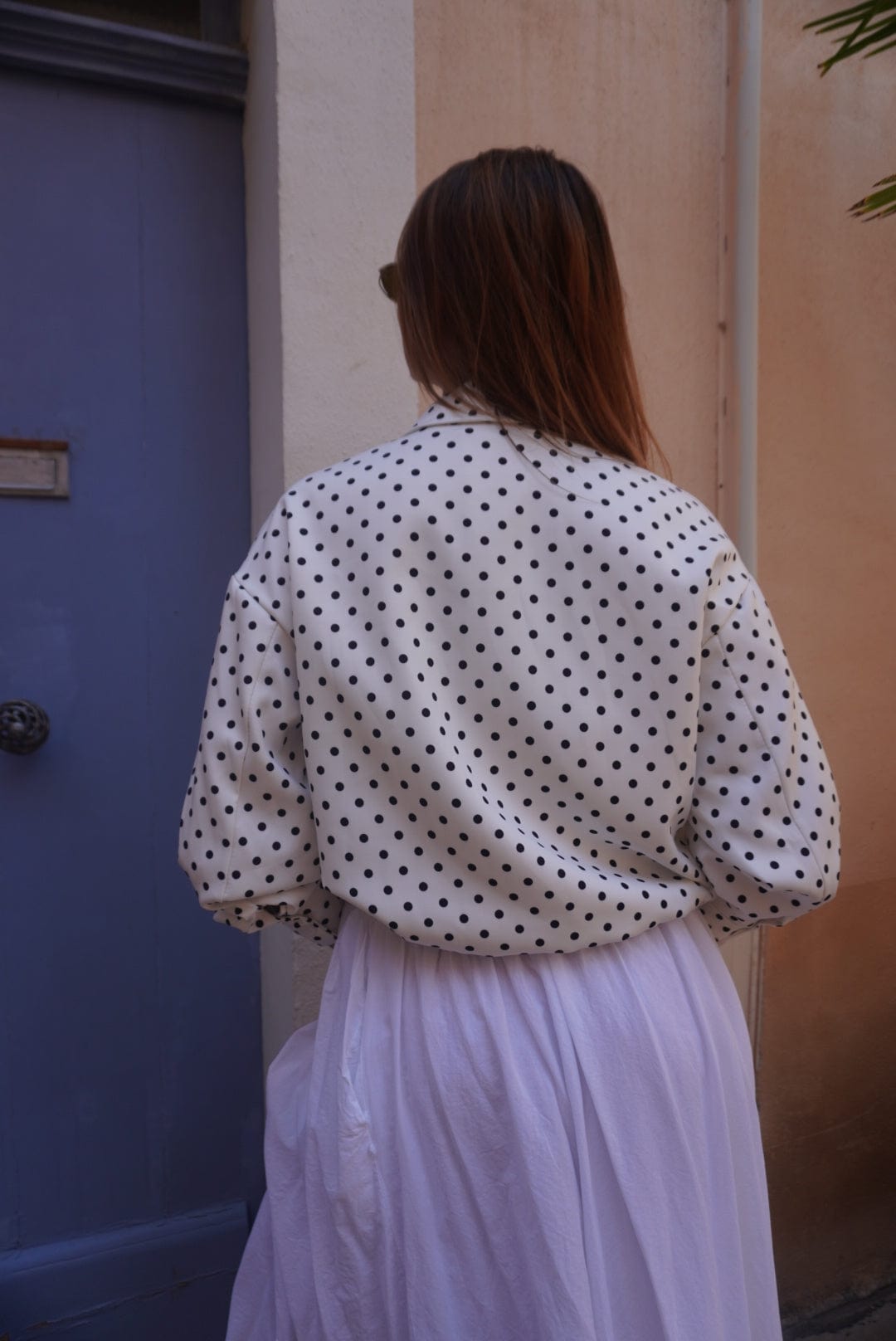 Veste ALBA blanche et noire