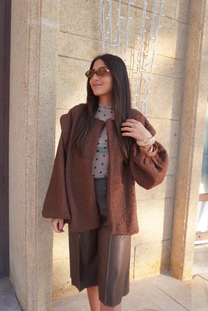 Veste AIMIE chocolat