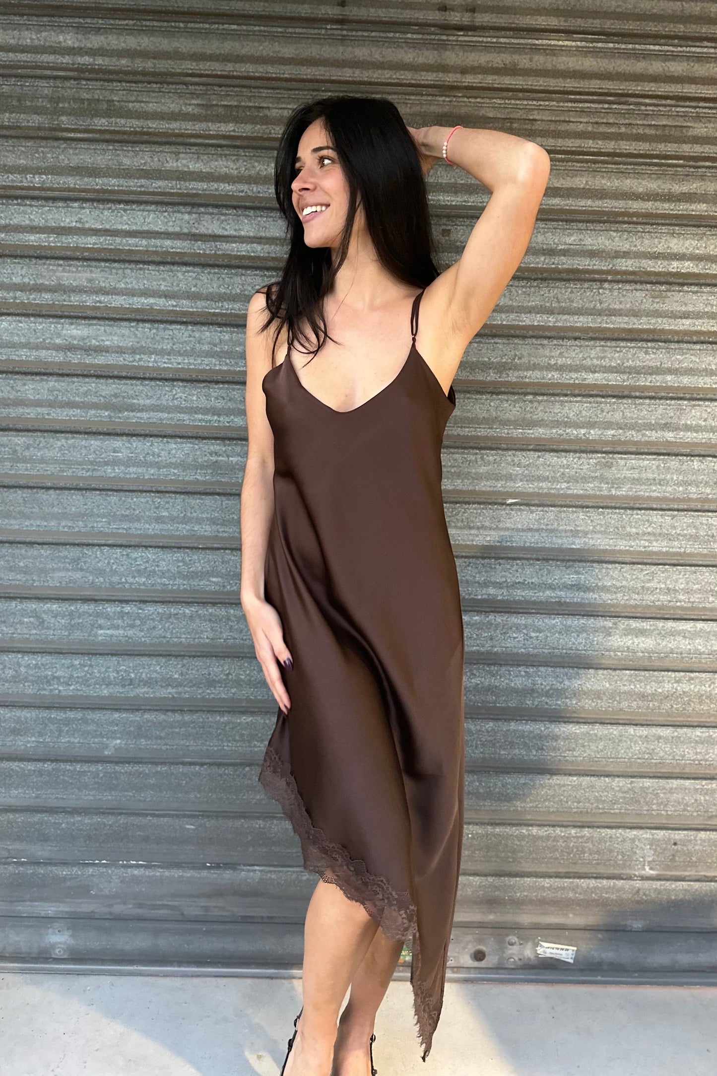 Robe MAYA marron