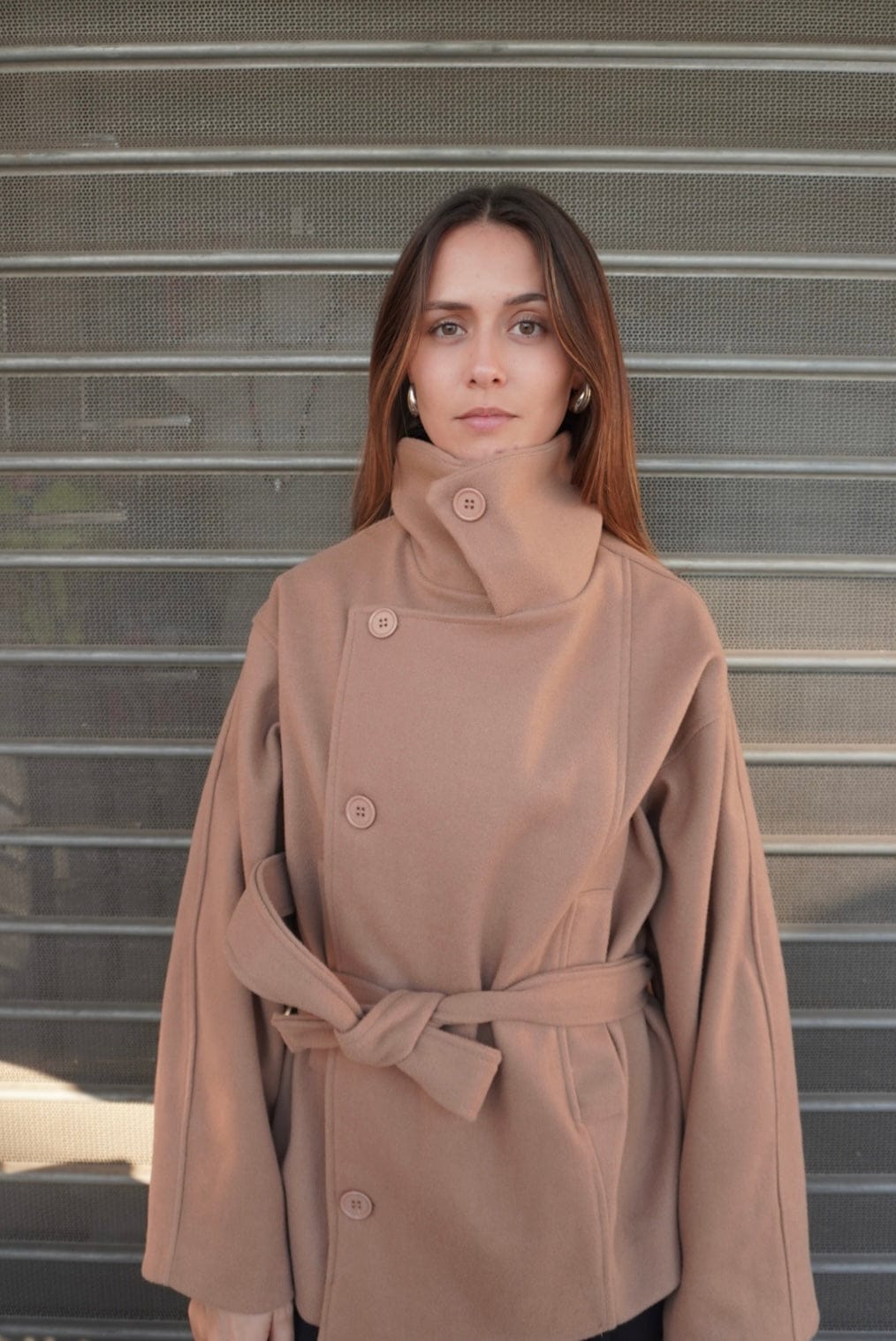 Manteau col montant ALESSIA