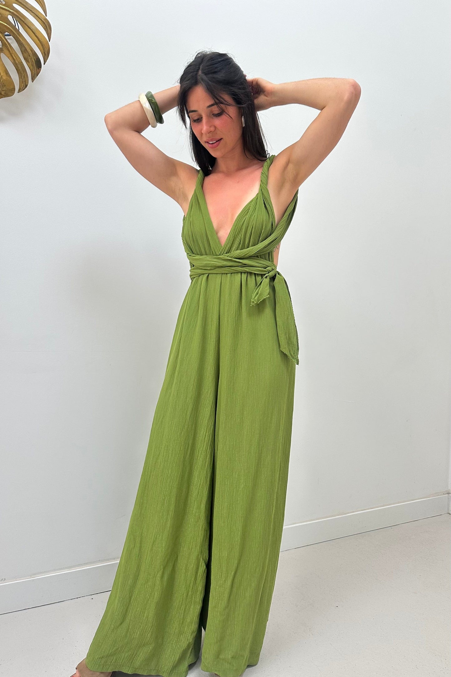 Combinaison STELLA vert olive