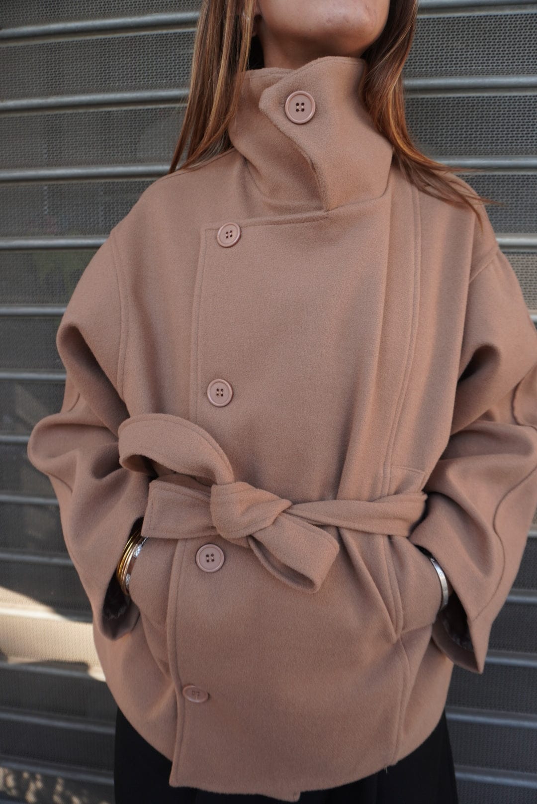 Manteau col montant ALESSIA