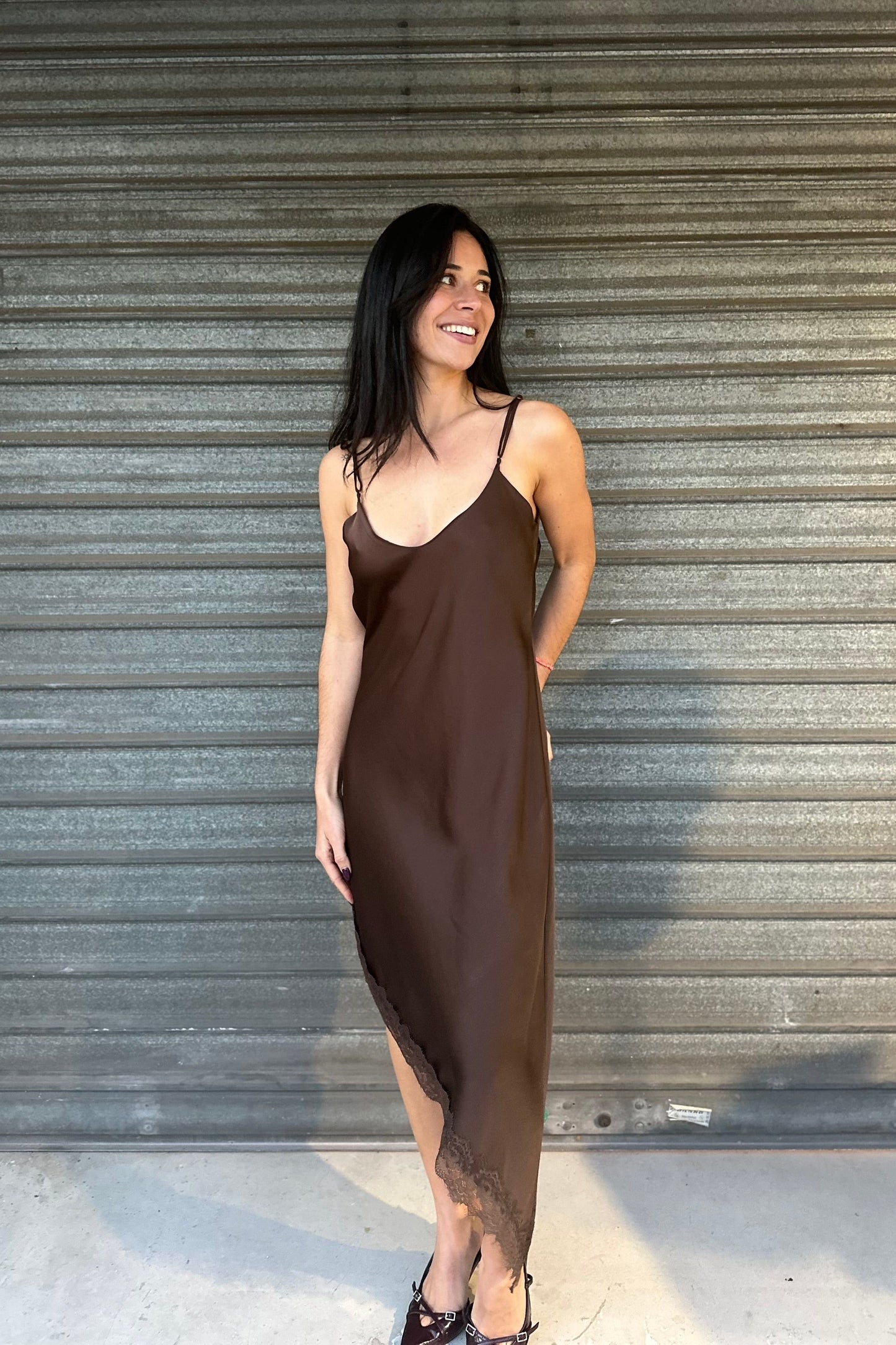 Robe MAYA marron